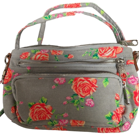 PINK Victoria Secret floral crossbody bag with adjustable straps/detachable NWOT - Picture 3 of 16